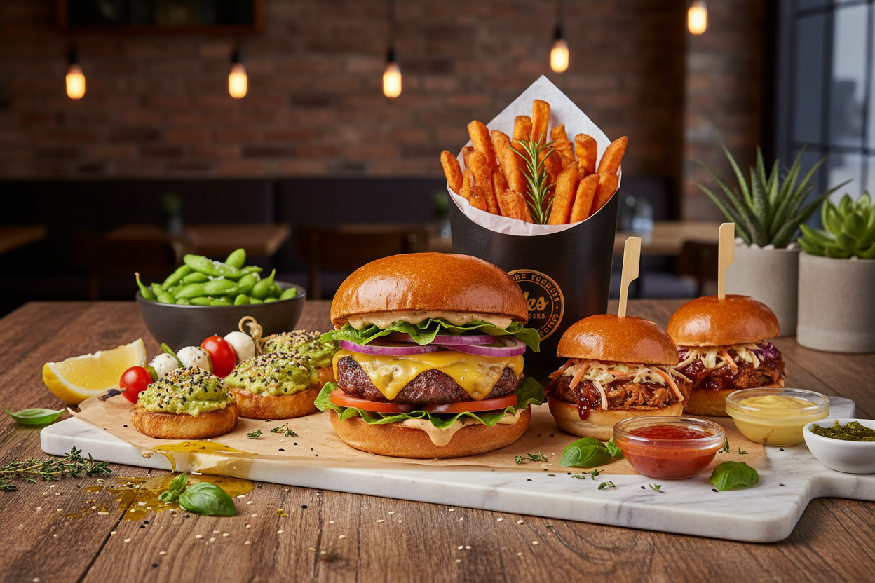 snack qui donne envie, burger, et encas instagrammable 